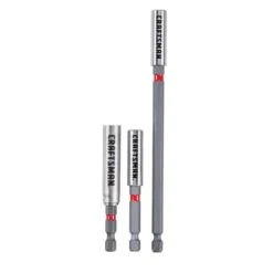 Craftsman 3-Piece Magnetic Steel Bit Holder Set