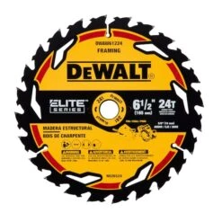 DEWALT Elite Series Carbon Steel Circular Saw Blade - 6.5-in - 24 Teeth -Tool Nomic Sales 00277814 L