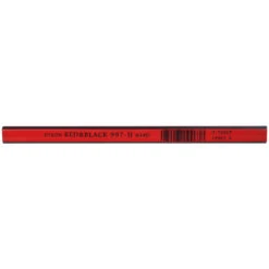 Dixon Carpenter's Pencil - Hard Point - Red And Black - 7-in