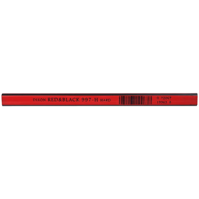 Dixon Carpenter's Pencil - Hard Point - Red And Black - 7-in 3 Dixon Carpenter's Pencil - Hard Point - Red And Black - 7-in