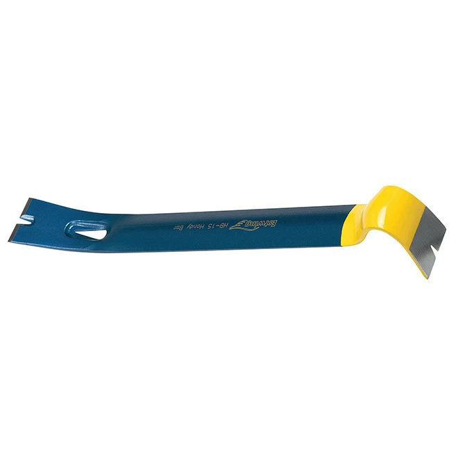 Estwing - Pry Bar - Solid Steel - 15" - Blue And Yellow 3 Estwing - Pry Bar - Solid Steel - 15" - Blue And Yellow