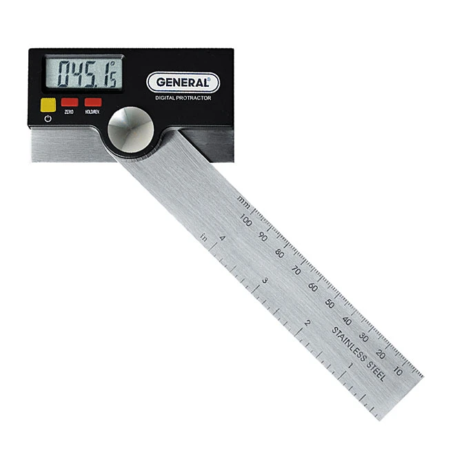 General Tools Angle-Izer Digital Protractor - 180° - 6-in - Stainless Steel 3 General Tools Angle-Izer Digital Protractor - 180° - 6-in - Stainless Steel