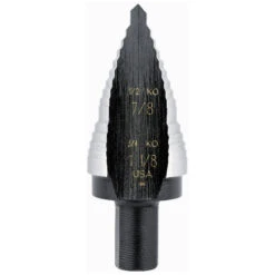 Irwin Unibit Fractional Step Drill Bit - #9 7/16-in - Hex Shank - 2 Hole Sizes - Speed Point