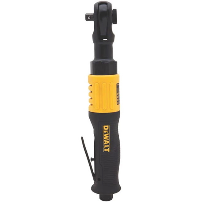 Dewalt Pneumatic Ratchet Wrench - 3/8-in - Yellow - Aluminum 4 Dewalt Pneumatic Ratchet Wrench - 3/8-in - Yellow - Aluminum - Image 2