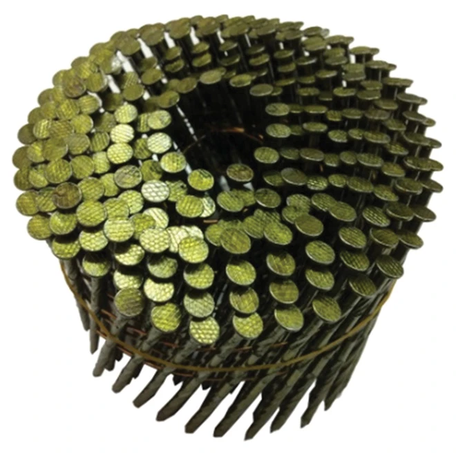 Framing Nails - 15° Coil - Spiral - 3 1/4" - 4500/Box 3 Framing Nails - 15° Coil - Spiral - 3 1/4" - 4500/Box