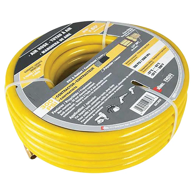 M-D Canada Contractor Air Hose - 3/8-in X 50-ft 3 M-D Canada Contractor Air Hose - 3/8-in X 50-ft