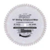 Freud Sliding Compound Mitre Saw Blade - Carbide - 10-in Dia - 60 Tooth -Tool Nomic Sales 0696016 L