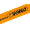 DeWALT Reciprocating Saw Blades - Bi-Metal - 4-in L - 18 TPI - Straight Back - 5 Per Pack