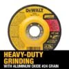 DEWALT Aluminum Oxide 4.5-in Grinding Wheel