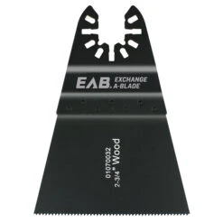 EXCHANGE-A-BLADE EAB Universal Oscillating Flush Cut Blade - 2 3/4-in W X 3 1/2-in L - High Carbon Steel - Suitable For Wood 5 EXCHANGE-A-BLADE EAB Universal Oscillating Flush Cut Blade - 2 3/4-in W X 3 1/2-in L - High Carbon Steel - Suitable For Wood -Tool Nomic Sales 09065012 L
