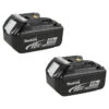 Makita Cordless Power Tool Battery - 18 V - Lithium-Ion - Black - Set Of 2