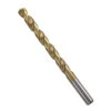 Bosch Titanium-Coated Drill Bit - 1/4-in Dia X 4-in L - 3-Flat Shank - Double Flute -Tool Nomic Sales 13545450 L