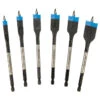Spyder Stinger Spade Drill Bits - Black Oxide Coated High-Speed Steel - Set Of 6 - 1/4-in Hex Shank -Tool Nomic Sales 16415001 L