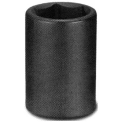 Unitool Regular Impact Socket - Black - Steel - 1/2-in Drive X 7/8-in W