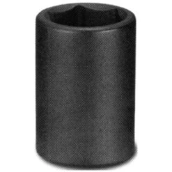 Unitool Regular Impact Socket - Black - Steel - 1/2-in Drive X 15/16-in W