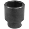 Unitool Regular Impact Socket - Black - Steel - 1/2-in Drive X 1 1/2-in W