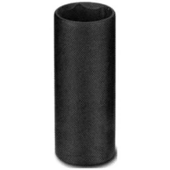 Unitool Deep Impact Socket - Black - Steel - 1/2-in Drive X 17-mm W