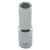 Unitool Deep Socket - Chrome Finish - Steel - 1/2-in Drive X 18-mm W - 1 Per Pack