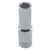Unitool Deep Socket - Chrome Finish - Steel - 1/2-in Drive X 21-mm W - 1 Per Pack