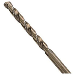 Bosch Cobalt Twist Drill Bit - 1/4-in Dia X 4-in L - 3-Flat Shank - 135° Split Point - Jobber Length