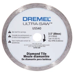 Bosch Dremel Ultra-Saw Diamond Tile Cut-Off Wheel - 50 Grit - 1 Per Pack - 3 1/2-in Dia