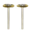Dremel Brass Brush - 3/4-in Dia - 1 3/4-in L - 1/8-in Round Shank - 2 Per Pack