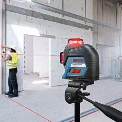 Bosch Red Laser Level - 200' - Three 360° Planes -Tool Nomic Sales 19836277c L
