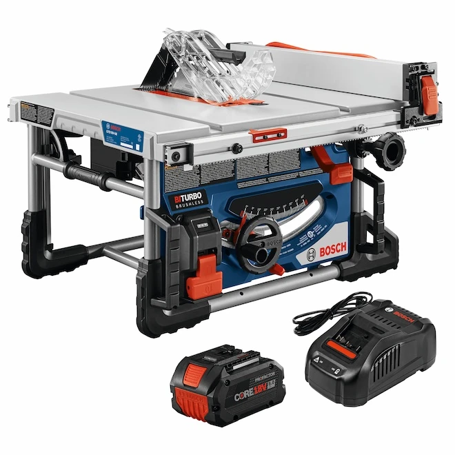 Bosch PROFACTOR 18V 8-1/4 In. Portable Table Saw Kit With (1) CORE18V 8.0 Ah PROFACTOR Performance Battery 6 Bosch PROFACTOR 18V 8-1/4 In. Portable Table Saw Kit With (1) CORE18V 8.0 Ah PROFACTOR Performance Battery - Image 4