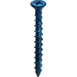 Buildex 25-Count 3/16-in X 1.25-in Blue Steel Self-Tapping Concrete Screw