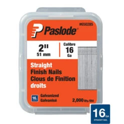 Paslode 16 Gauge 2-in Galvanized Straight Finish Nails Box Of 2000