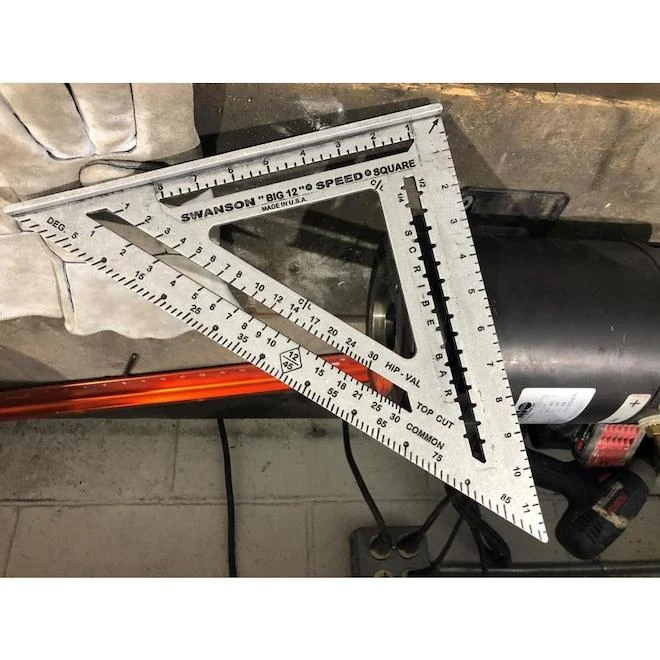 Swanson Tool Company The Big 12 Speed Square With Layout Bar 3 Swanson Tool Company The Big 12 Speed Square With Layout Bar