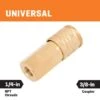 Kobalt 3/8-in Brass Female Universal Coupler