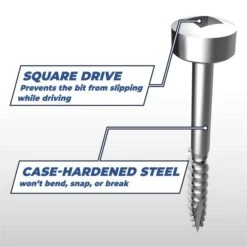 Kreg 1-in Pan-Head Pocket-Hole Screws - No. 7 Coarse Thread - 500-Pack -Tool Nomic Sales 32015517da L