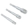 Dynamic Tools 1/4-in; 3/8-in; And 1/2-in Standard Hexagonal Socket Driver Adapter Set - 3-Piece