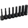 Dynamic Tools 8-Piece Standard SAE And Metric Combination 1/2-in Drive 6-Point Impact Socket Set