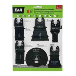 Exchange-A-Blade Oscillating Tool Blades - 6-Pack