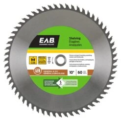 Exchange-A-Blade 10-in 60-Tooth Standard Tooth Dry Cut Only Carbide Circular Saw Blade