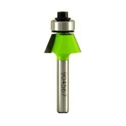 Exchange-A-Blade 1/2-in High-Speed Steel Bevel Trimmer Router Bit