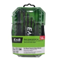 Exchange-A-Blade Assorted Black Oxide Woodboring Drill Bit Set - 14-Piece