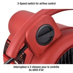 King Canada Performance Plus 1/8-HP 550 CFM Air Mover -Tool Nomic Sales 331002038 AlternateImage3 l