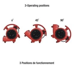 King Canada Performance Plus 1/8-HP 550 CFM Air Mover -Tool Nomic Sales 331002038 AlternateImage4 l