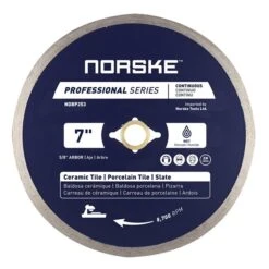 Norske 7-in Continuous Diamond Blade For Wet Cut Only