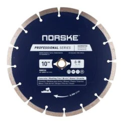 Norske 10-in Dry Cut Only Segmented Diamond Blade