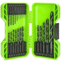 Greenworks Tools Black Oxide Drilling Bit Set - 21-Piece