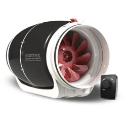 Vortex Powerfan S-Line 8-in With Dial-A-Temp Speed Control Kit