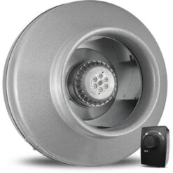 Vortex Powerfan 8-in L With Dial-A-Temp Speed Control Kit