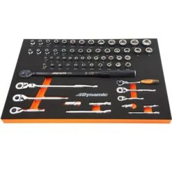 Dynamic Tools 65-Piece 1/4-in, 3/8-in Drive Socket & Attachment And Torque Wrench Set -Tool Nomic Sales 332016322 AlternateImage1 l