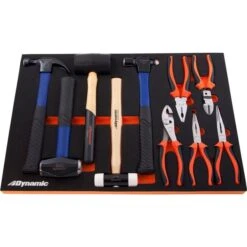 Dynamic Tools 11-Piece Hammer & Pliers Set With Foam Tool Organizer -Tool Nomic Sales 332016332 MainImage 001 l
