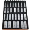 Dynamic Tools 40-Piece SAE Deep Socket Set With Foam Tool Organizer