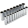 Dynamic Tools 18-piece Metric 1/2-in Drive 12-point Deep Socket Set